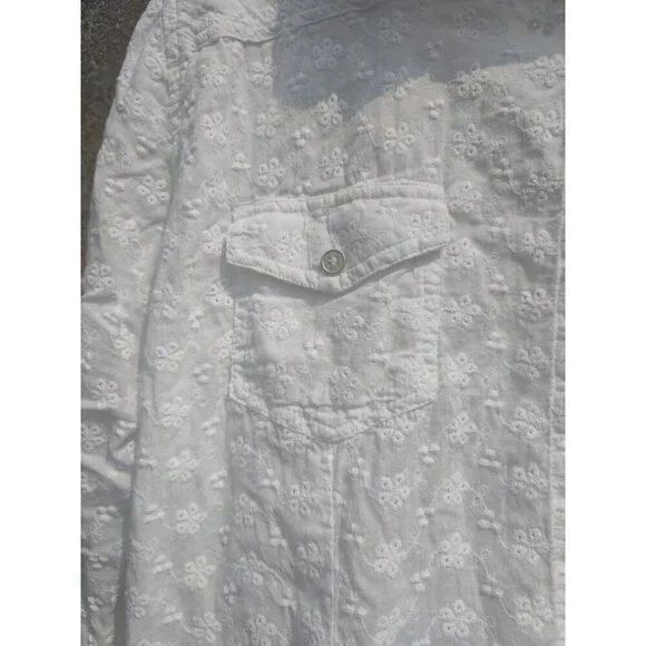 Back In The Saddle Shirt Womens XL Lace Western - Picture 3 of 5